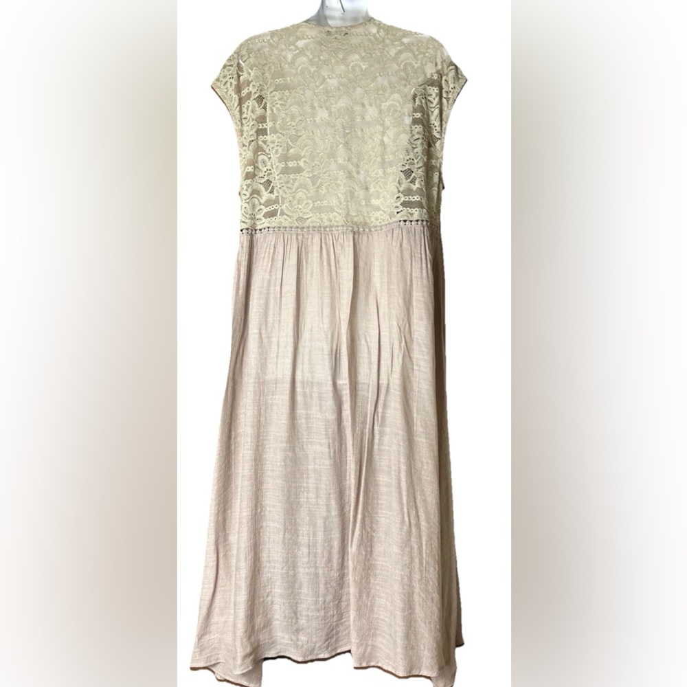 Jodifl Open Front Boho Lace Top Duster Size Large - image 3